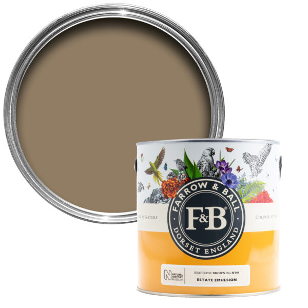 Broccoli Brown Farrow & Ball Colour By Nature Natural History Museum